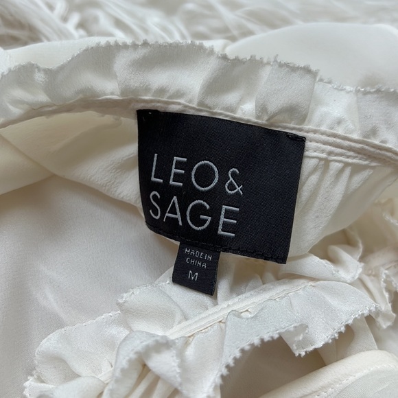 100% silk cream color top - Picture 7 of 9